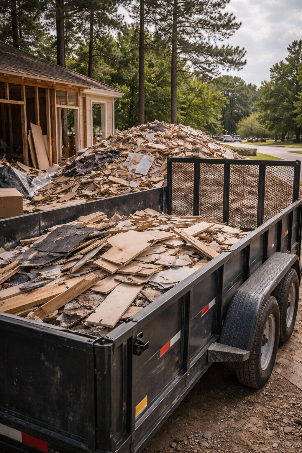 Construction debris removal in Carthage NC